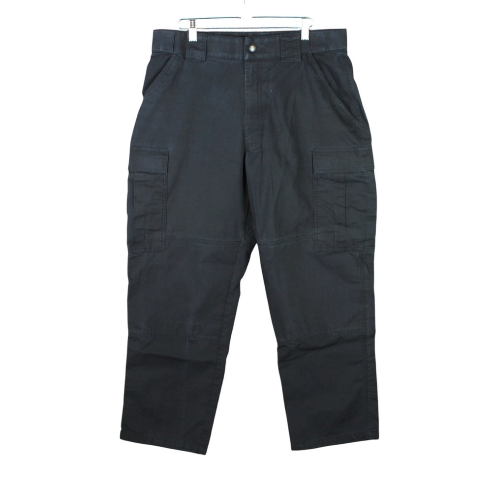 5.11 Tactical 2 Pockets Cargo Pants Mens 33x28 Navy Blue Large Waist Short Insea